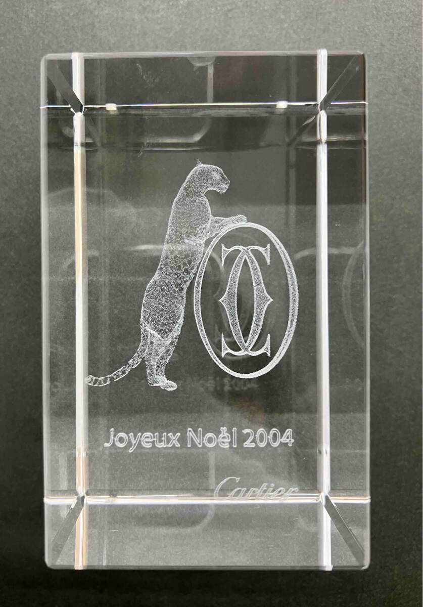 Cartier カルティエ 2004限定 クリスタルペーパーウェイト 美品
