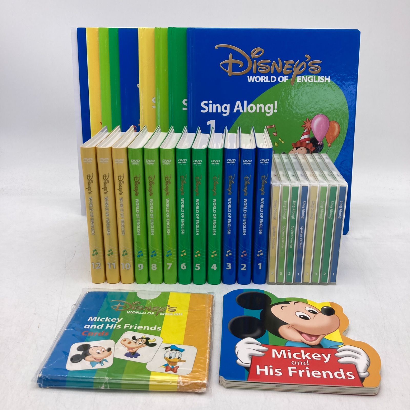 シングアロング 新子役 DVD12枚 絵本＆CD 字幕あり ディズニー英語システム DWE Disney ワールドファミリー 506026