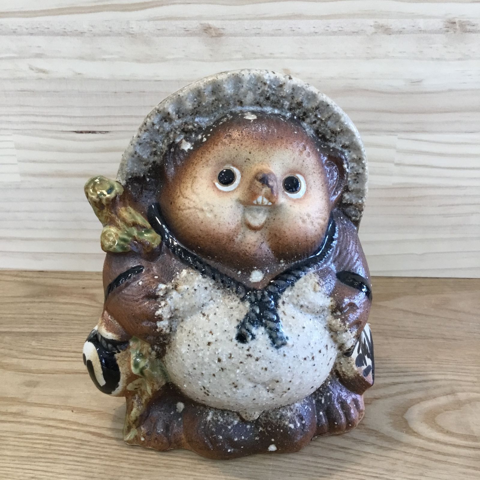 信楽焼 福狸 信楽焼 福狸 青 ブルー 信楽5寸たぬき しがらき 信楽焼