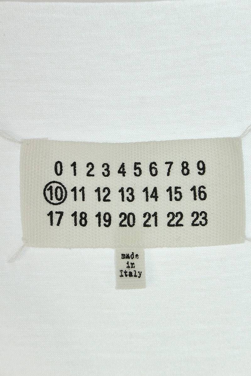 マルタンマルジェラ1  20SS  S30GC0696 カレンダーロゴプリントオーバーサイズTシャツ  メンズ 46
