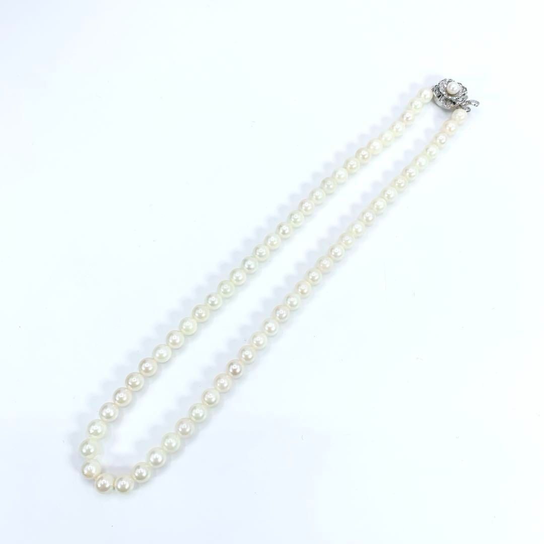 高島屋 本真珠 パール ネックレス SILVA留具 6.1mm - メルカリ