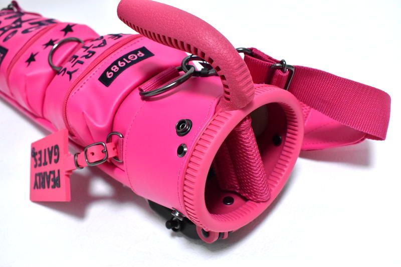 新品 PEARLY GATES ロゴ スマイル ワッペン セルフ スタンド ゴルフ