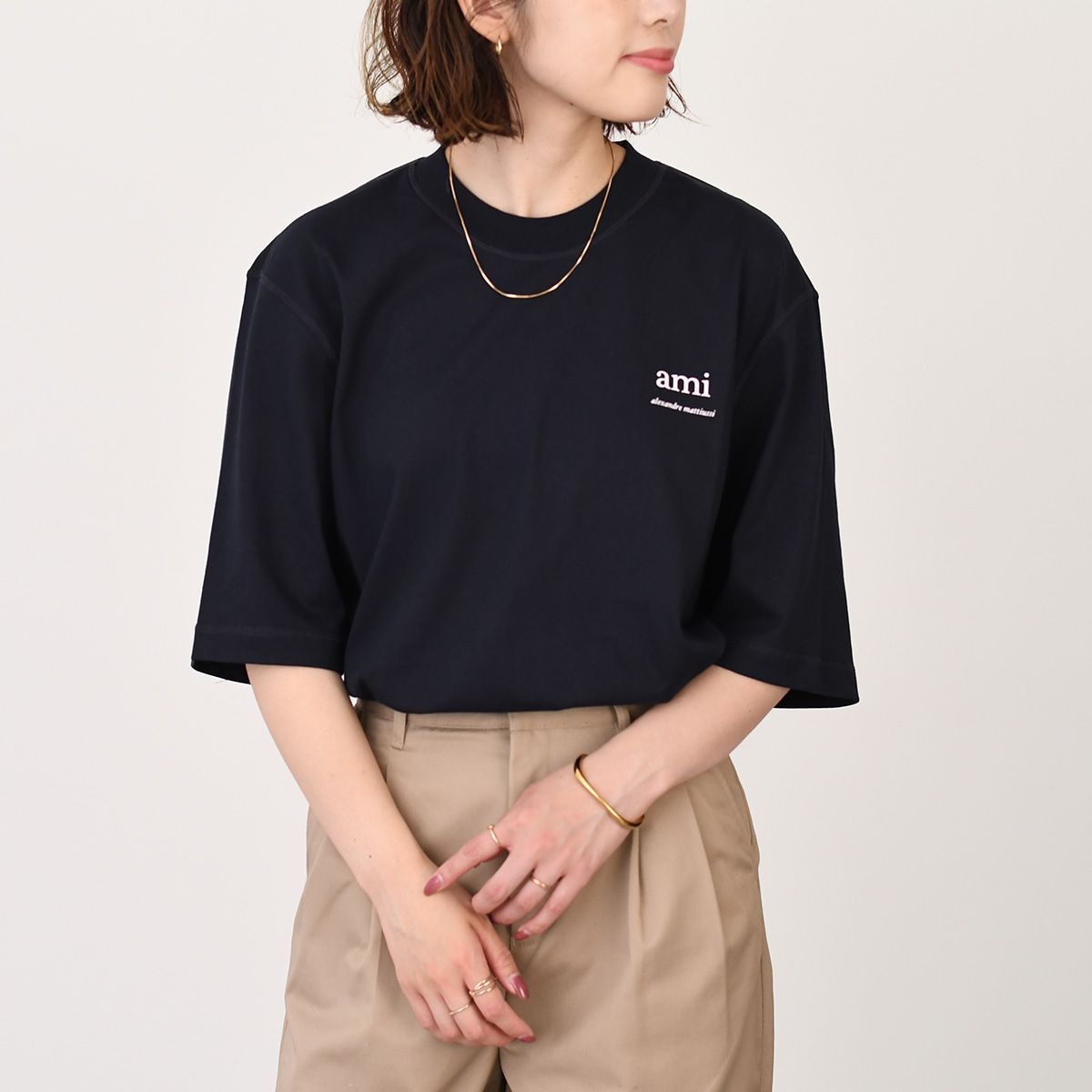 AMI ALEXANDRE MATTIUSSI アミパリス AMI DE COEUR トップス コットン 