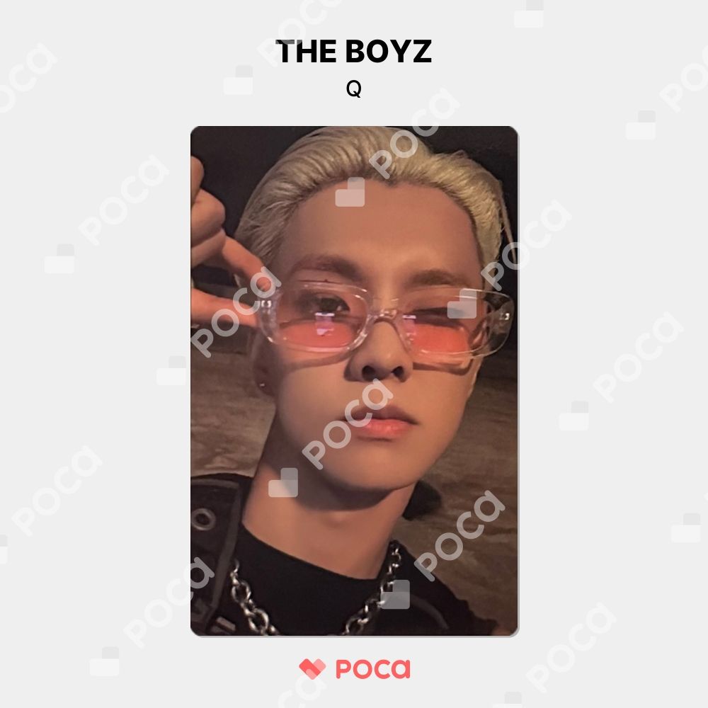 THE BOYZ キュー】 導火線 POP-UP STORE RANDOM TRADING PHOTO CARD 