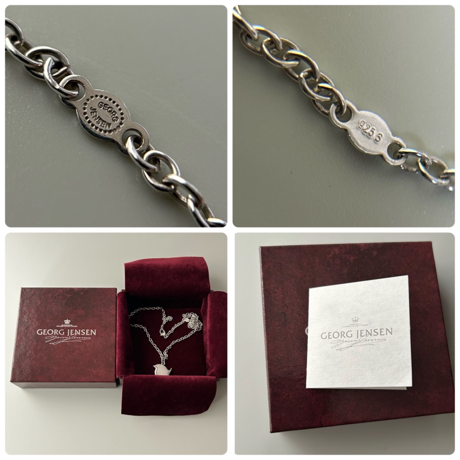 ジョージジェンセン 激レア 小鳥 バード ネックレス ヴィンテージ