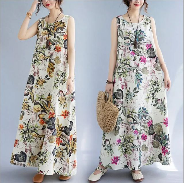 新品 ワンピース ロングワンピース レディース 花柄 ワンピース