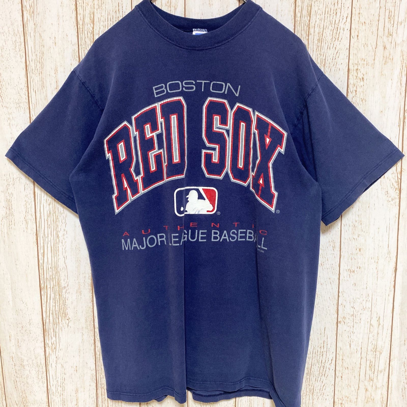 90s USA製 ラッセル MLB ボストン・レッドソックス Tシャツ L