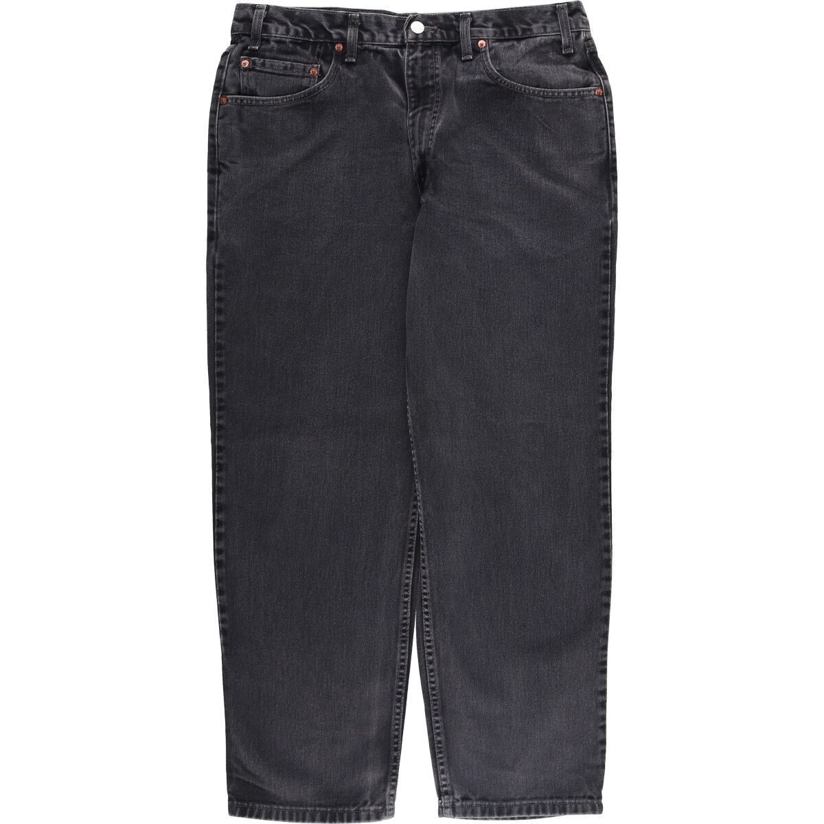 古着 00年代 リーバイス Levi s 550 RELAXED FIT ブラックデニム テーパードデニムパンツ メンズw35相当 eaa589208