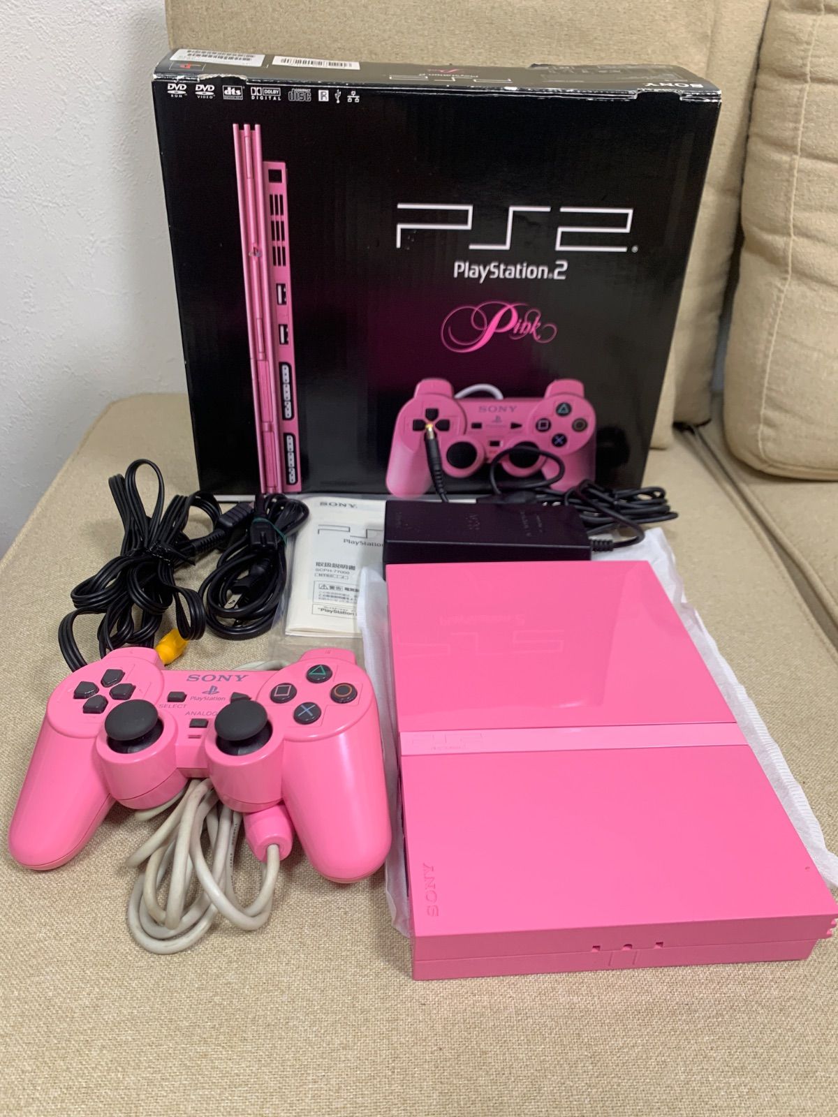 プレイステーション2 SCPH-77000PK ピンク ps2