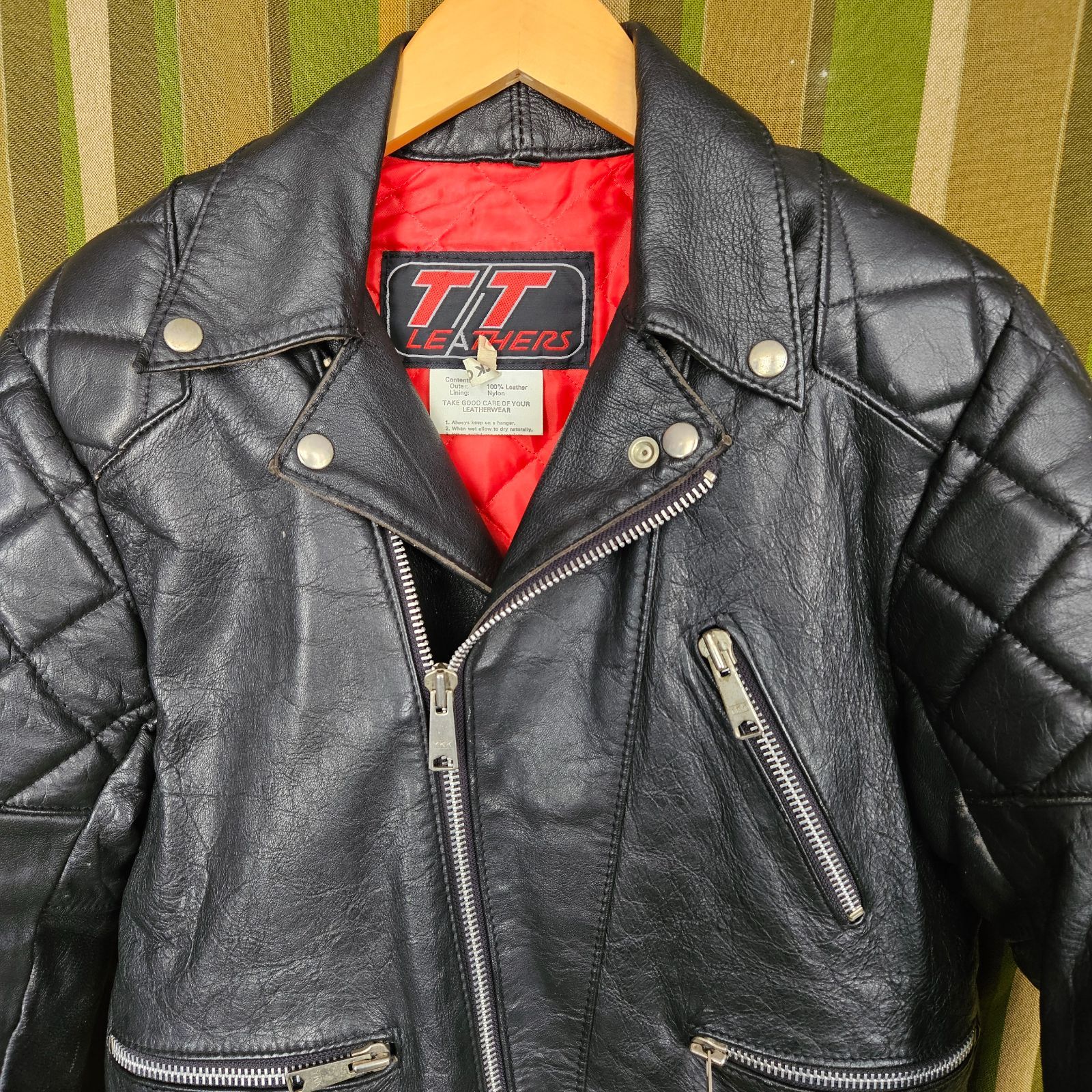 70-80s [TT LEATHERS] Motorcycle Jacket - メルカリ