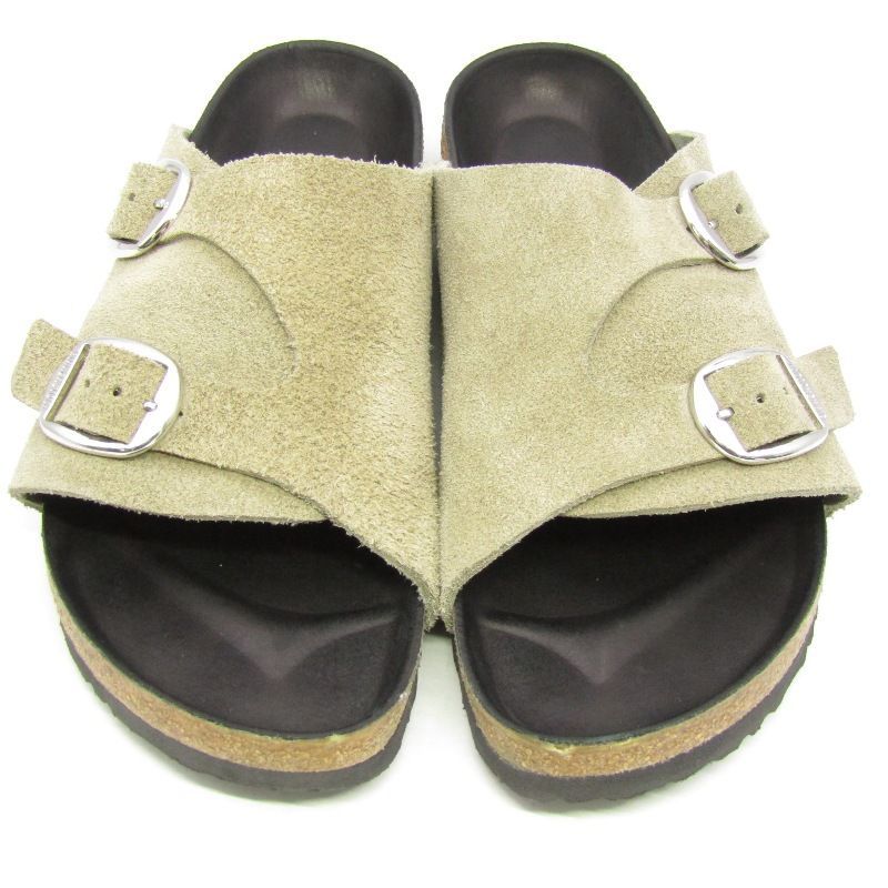 BIRKENSTOCK ビルケンシュトック 43 ZURICH ビューティー＆ユース 別注 チューリッヒ スエード スライドサンダル ベージュ 35004857