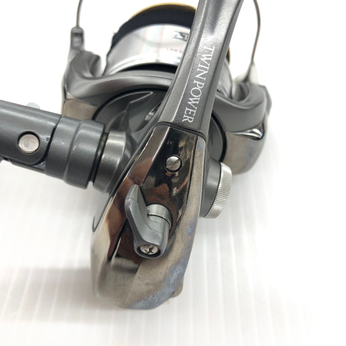 SHIMANO - σσ【中古】SHIMANO シマノ スピニングリール 02ツインパワー2500 程度B 袋付 SC83E やや傷や汚れあり σσ【中古】SHIMANO シマノ スピニングリール 02ツインパワー2500