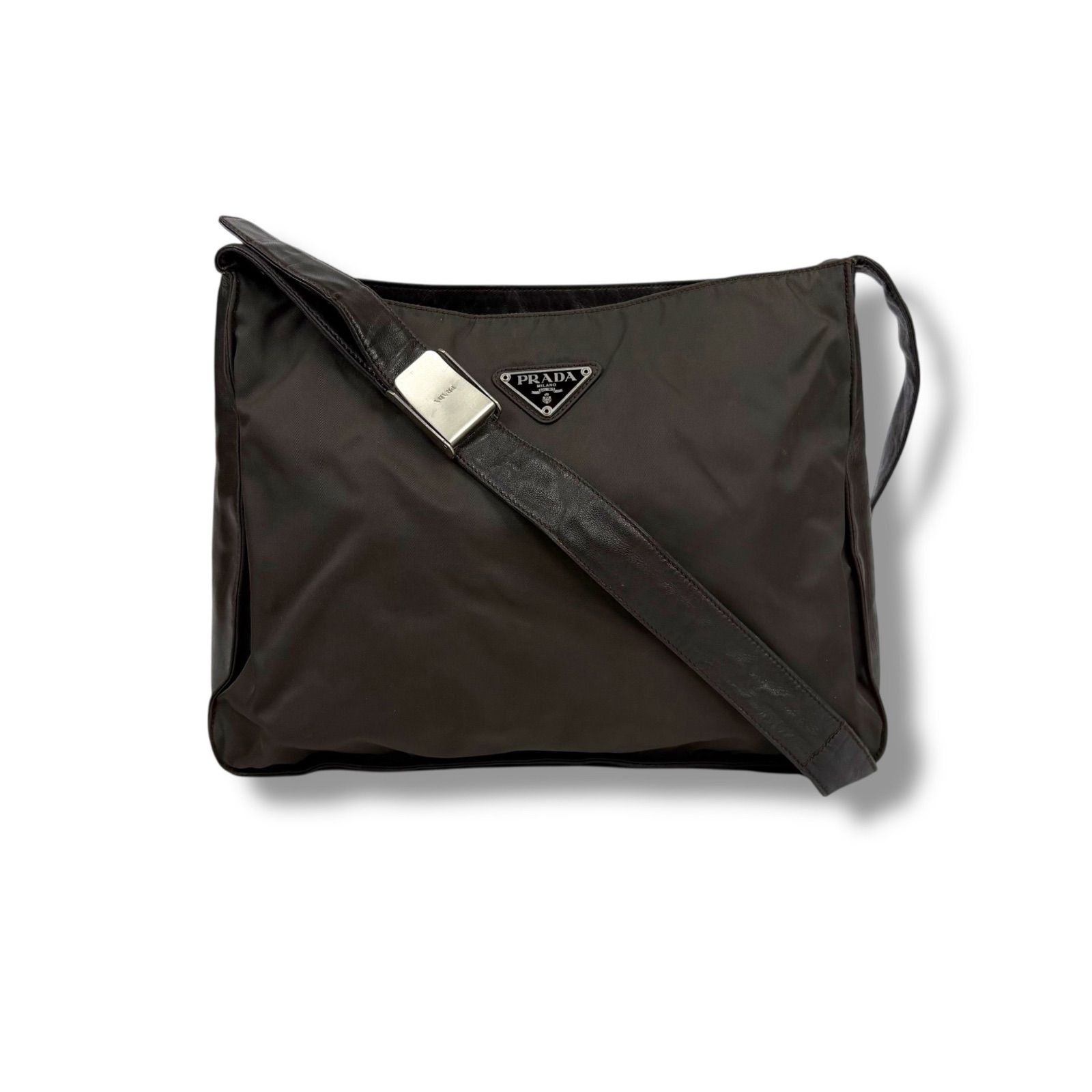 1円 ■新品同様■ PRADA プラダ ロゴ テスートナイロン ヒョウ レオパード 2WAY ハンド ショルダーバッグ マザーズバッグ ブラック A0416MO 1円 PRADA プラダ テスートナイロン レザー ブラック トートバッグ