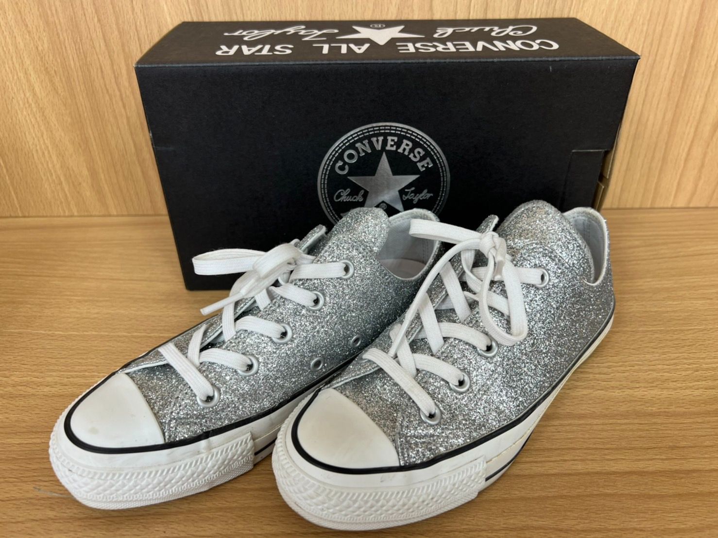 CONVERSE ALL STAR 100 GLITTER OX 1CL484　オールスター　ハイ　23ｃｍ