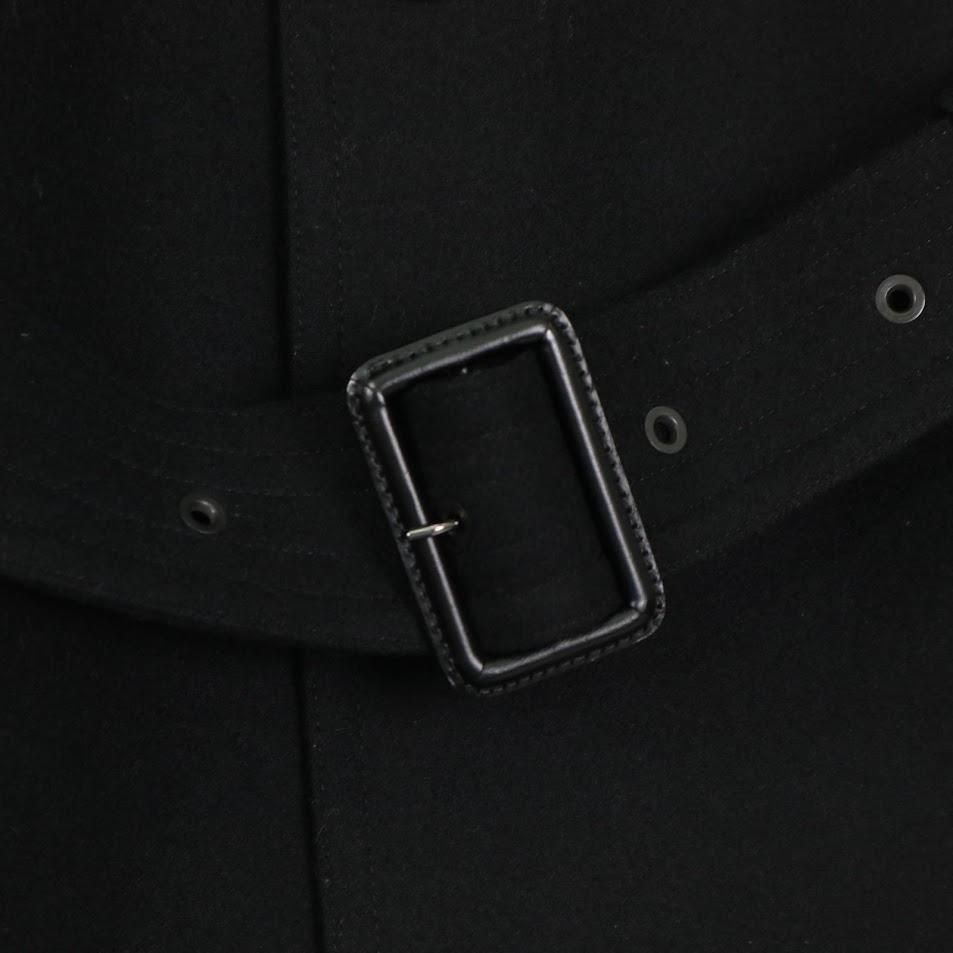 カシミヤ混 ホースロゴ釦