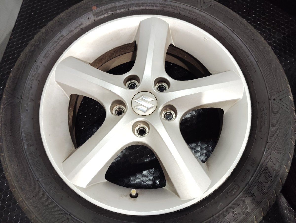 WINRUN R380 205|60R16 夏タイヤ SUZUKI SX4 純正ホイール 16インチ 6J5HPCD114.3 50 22年製 バリ溝 MTY275
