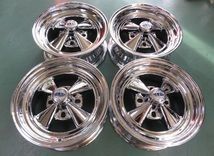 SLAM クレーガ－ S|S タイプ クロームアルミ 13X5.5 13-5.5 4H 100 114.3 旧車 ディッシュ DISH サニトラ リブレ ダットサン BRE