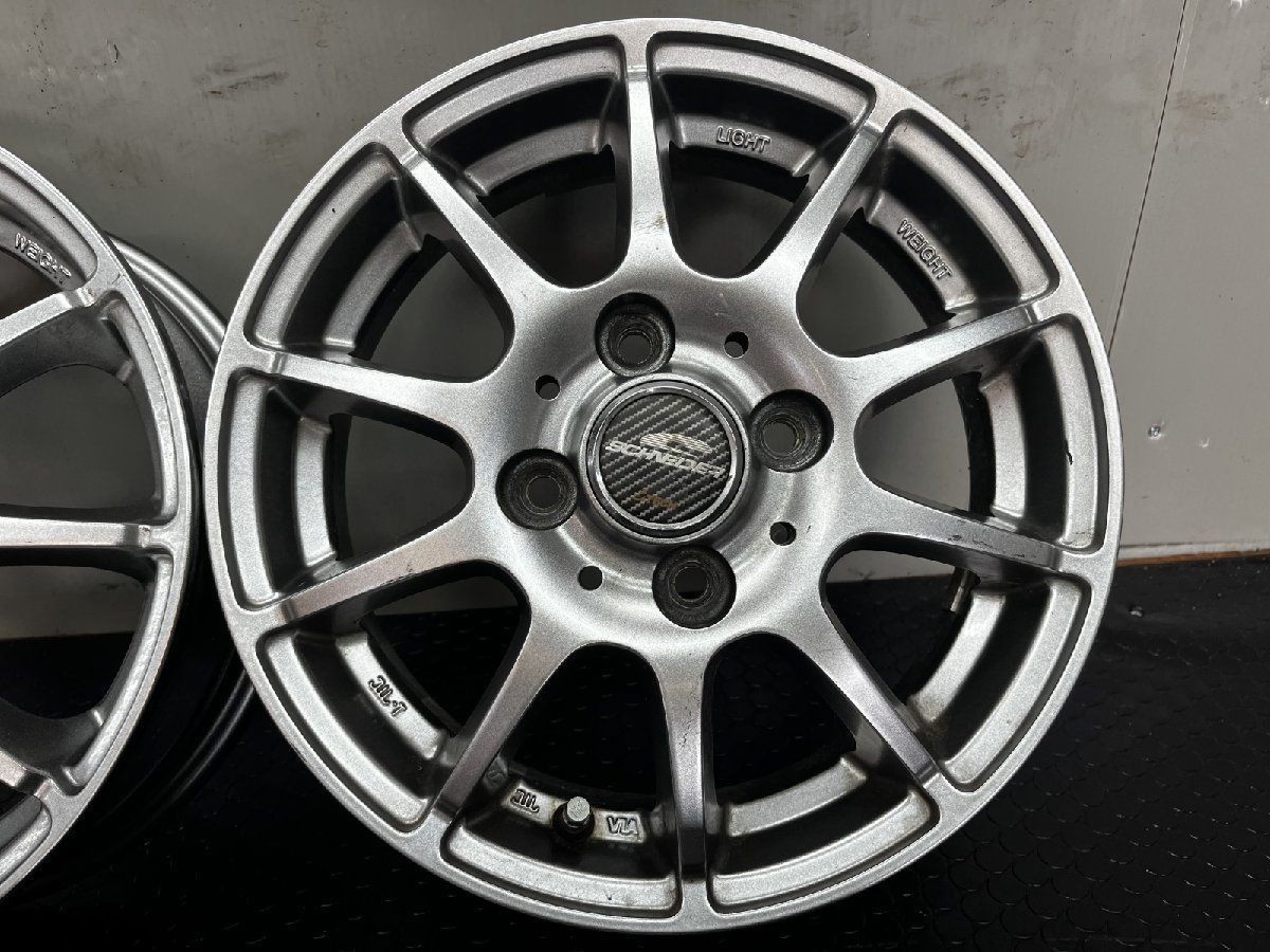 A-TECH SCHNEDER エーテック シュナイダー 社外ホイール 13インチ 4本 4J4HPCD100 42 ワゴンR タント エヴリィ ムーヴ ライフ等 SHE013
