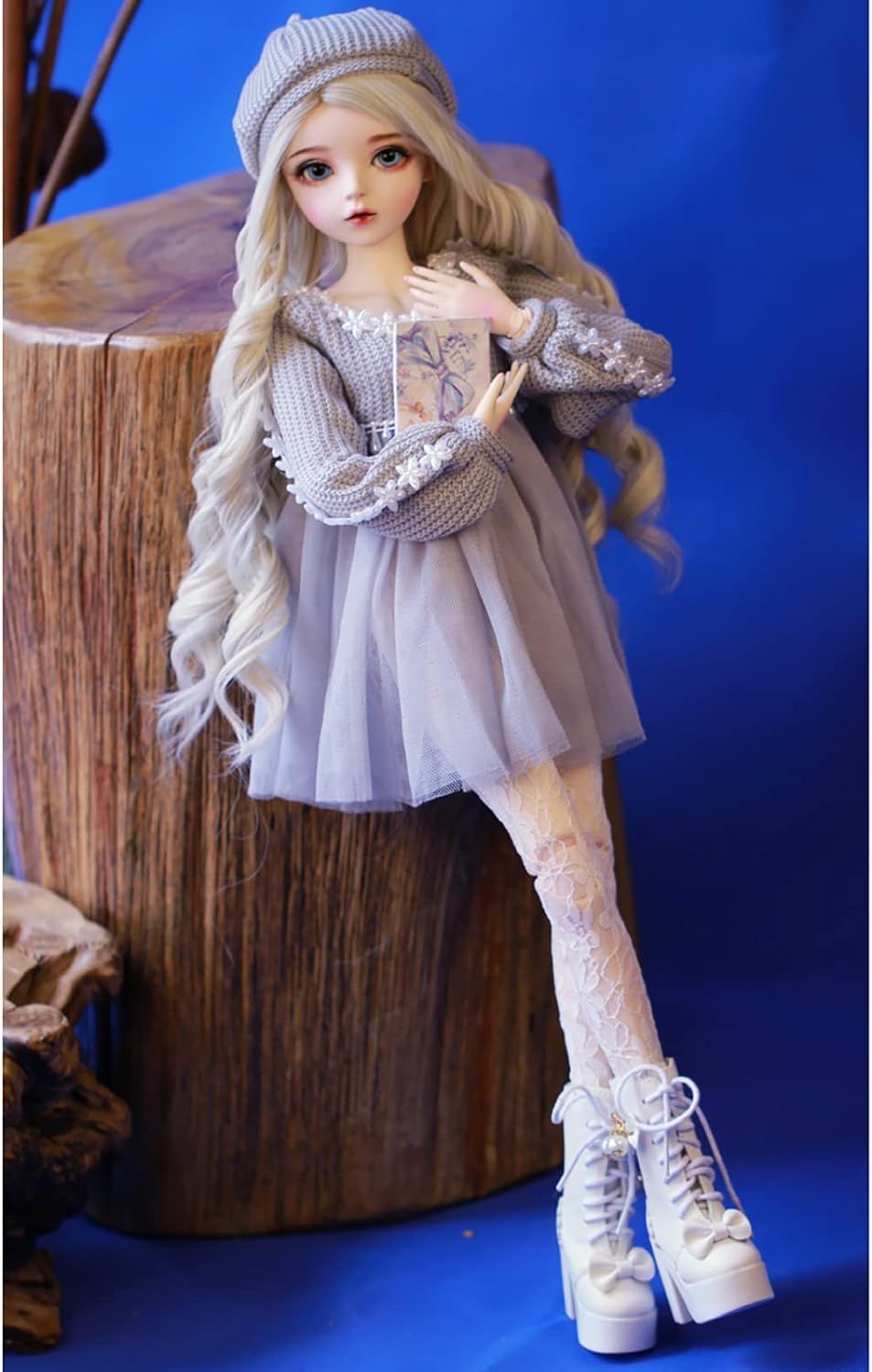 BJDドール 球体関節人形 1/3 60cm 人形本体 洋服セット フィギュア 女の子 誕生日 プレゼント ギフト 女の子への最高のプレゼント メイク済み 塗装済み可動フィギュア ヘッド+ボディ+眼球+服装+