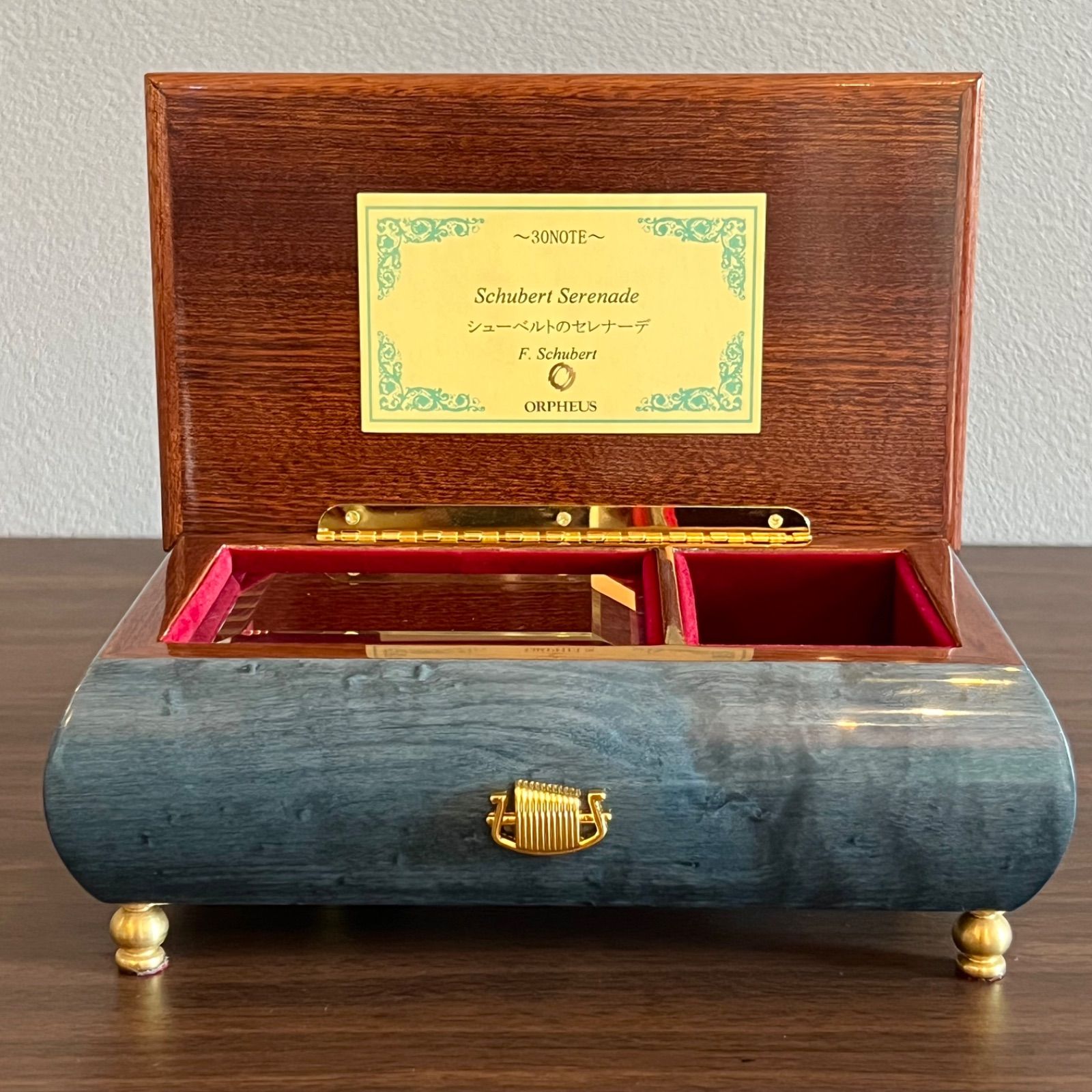 REUGE(リュージュ)オルゴール・ジュエリー&小物入れ REUGE ジュエリーケース オルゴール 鍵付き「I sola di Capri」リュージュ