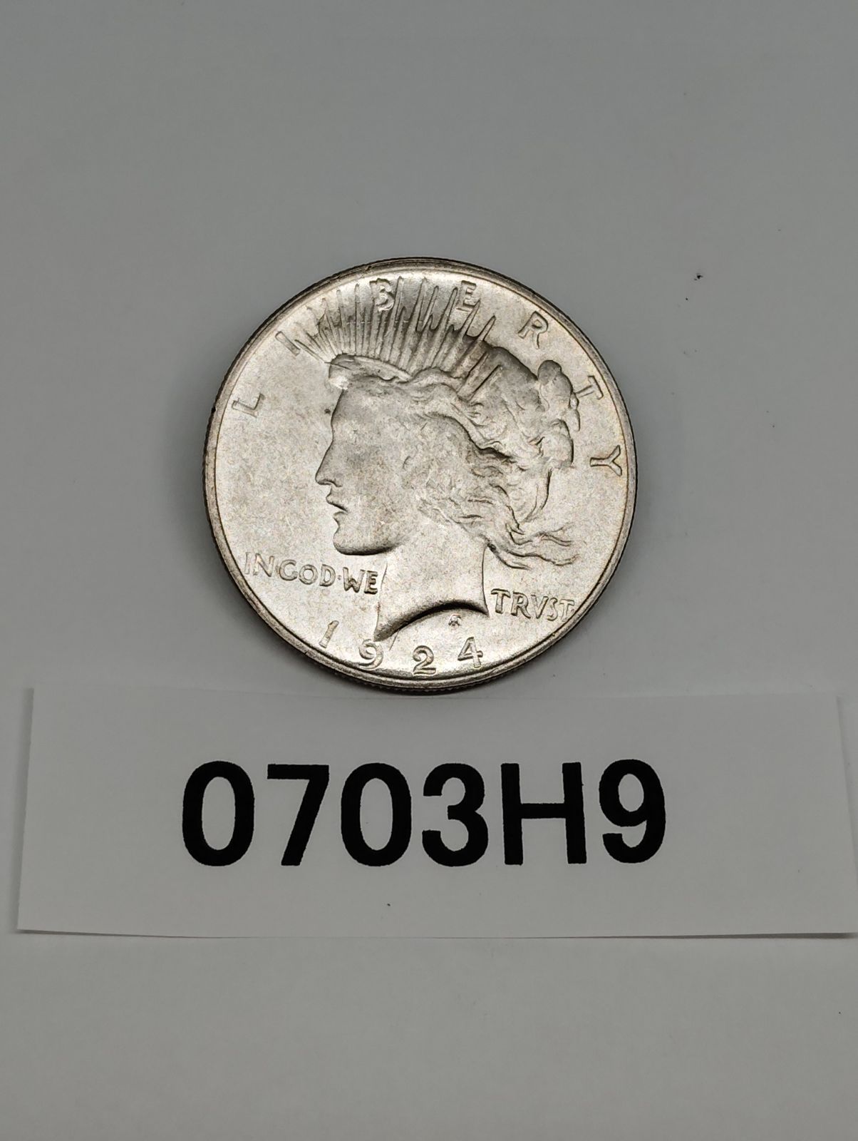 【0703H9】1924 リバティ Silver Peace Dollar $1 one dollar
