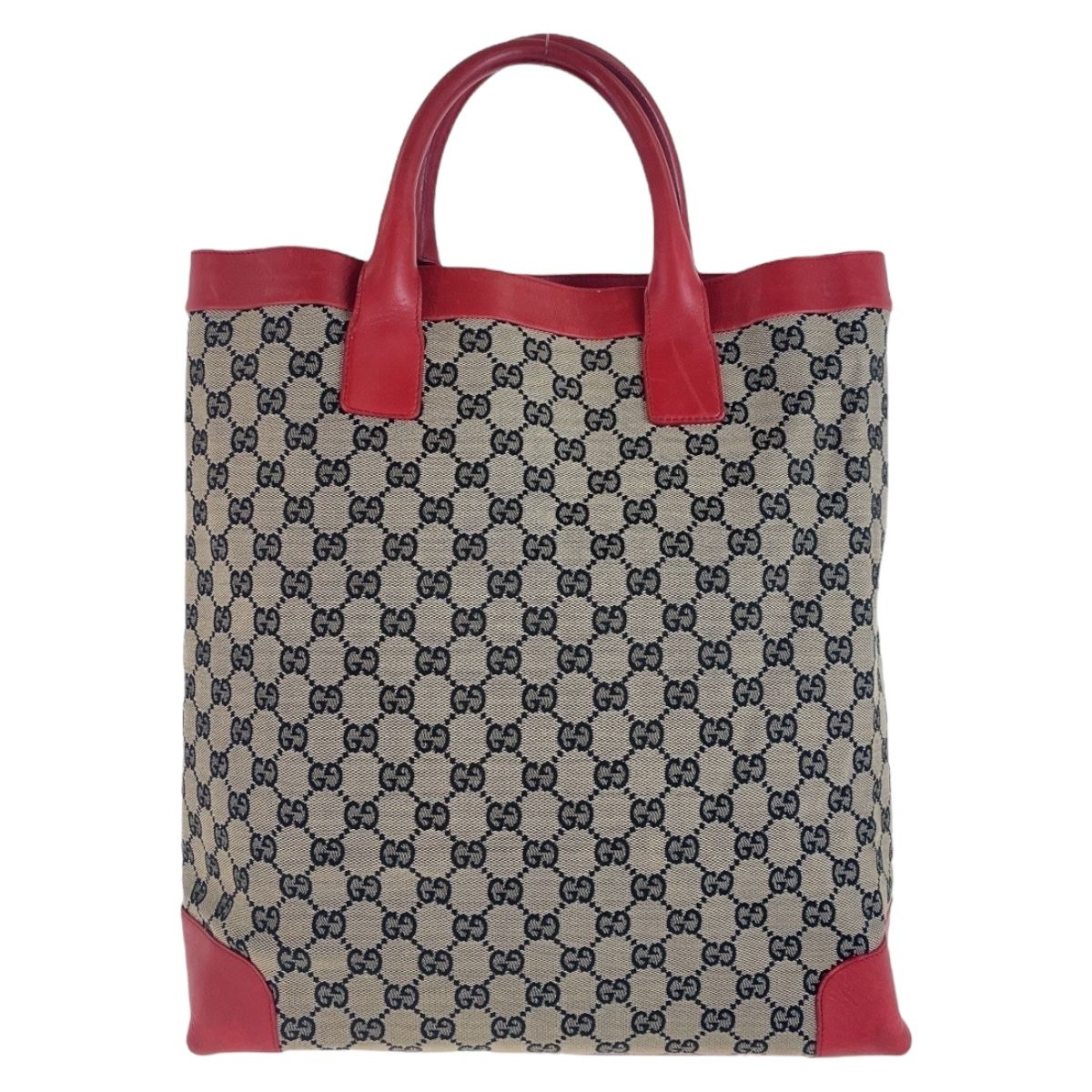 GUCCI グッチ キャンバス×レザー ショルダーバッグ ◇美品GUCCI グッチ ショルダーバッグ GGキャンバス×レザー