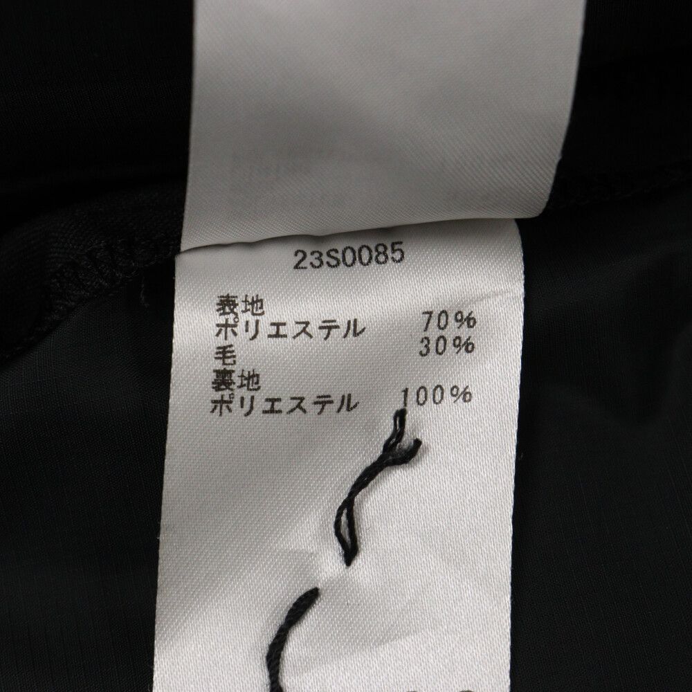 23ss 新品 Tamme CWU-1/P WIDE SLACKS BLACK