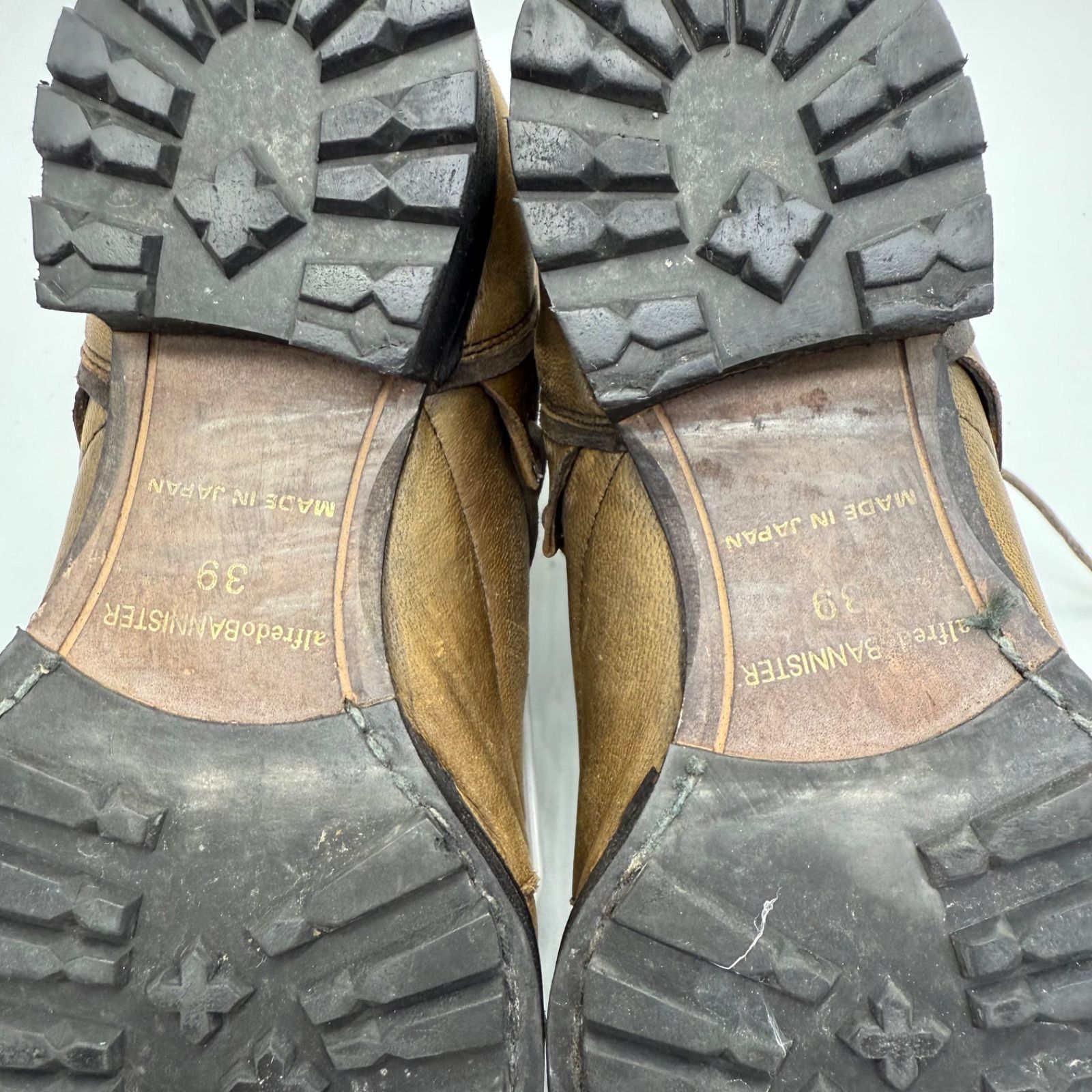 ALFREDO BANNISTER 00s y2k grunge layer leater laceup boots 39 アルフレッドバニスター 3層 レイヤード レースアップブーツ レザー 平成 グランジ 名作 USTAUSTRALIA_COM_AU