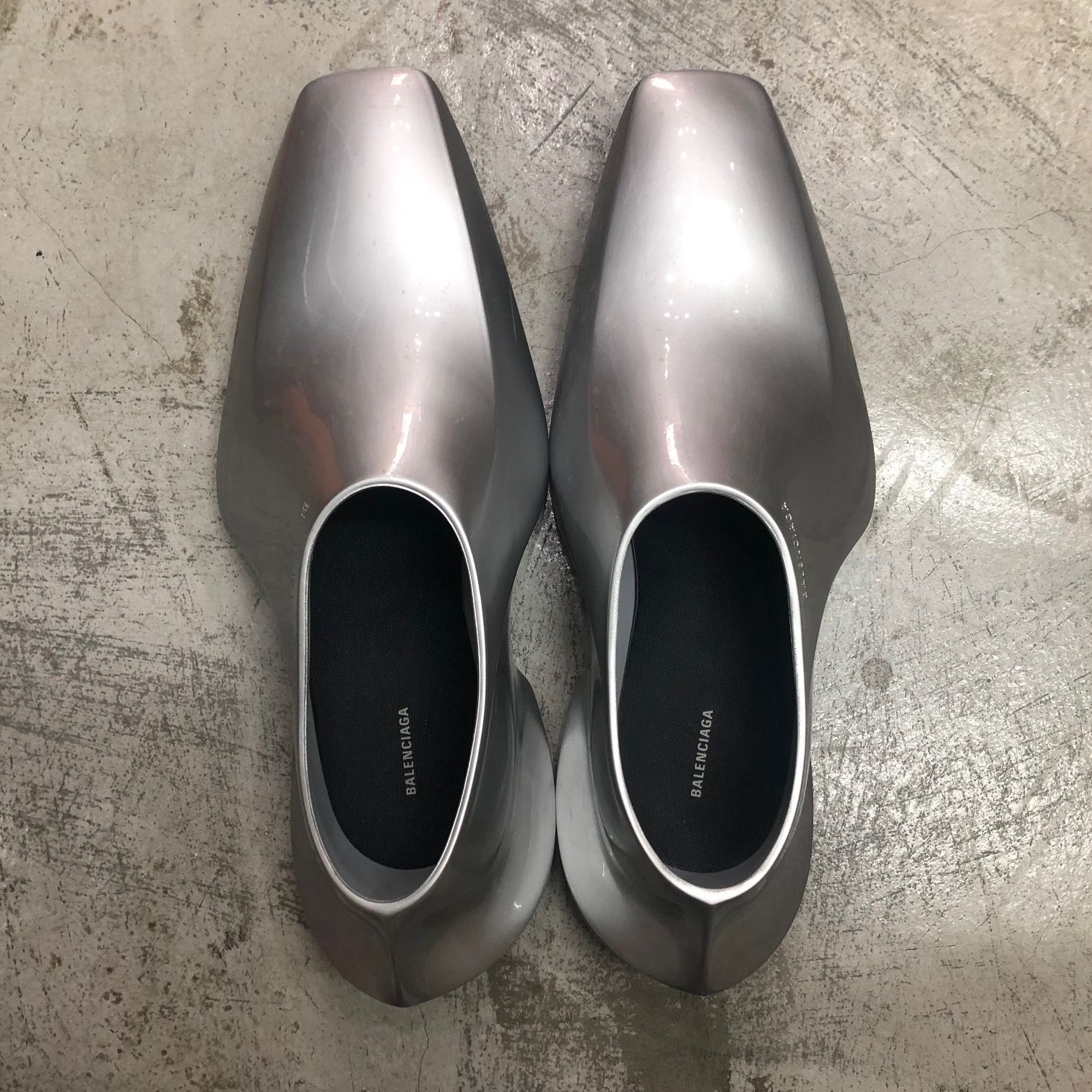 BALENCIAGA space shoes スリッポン フラットシューズ バレンシアガ 44 
