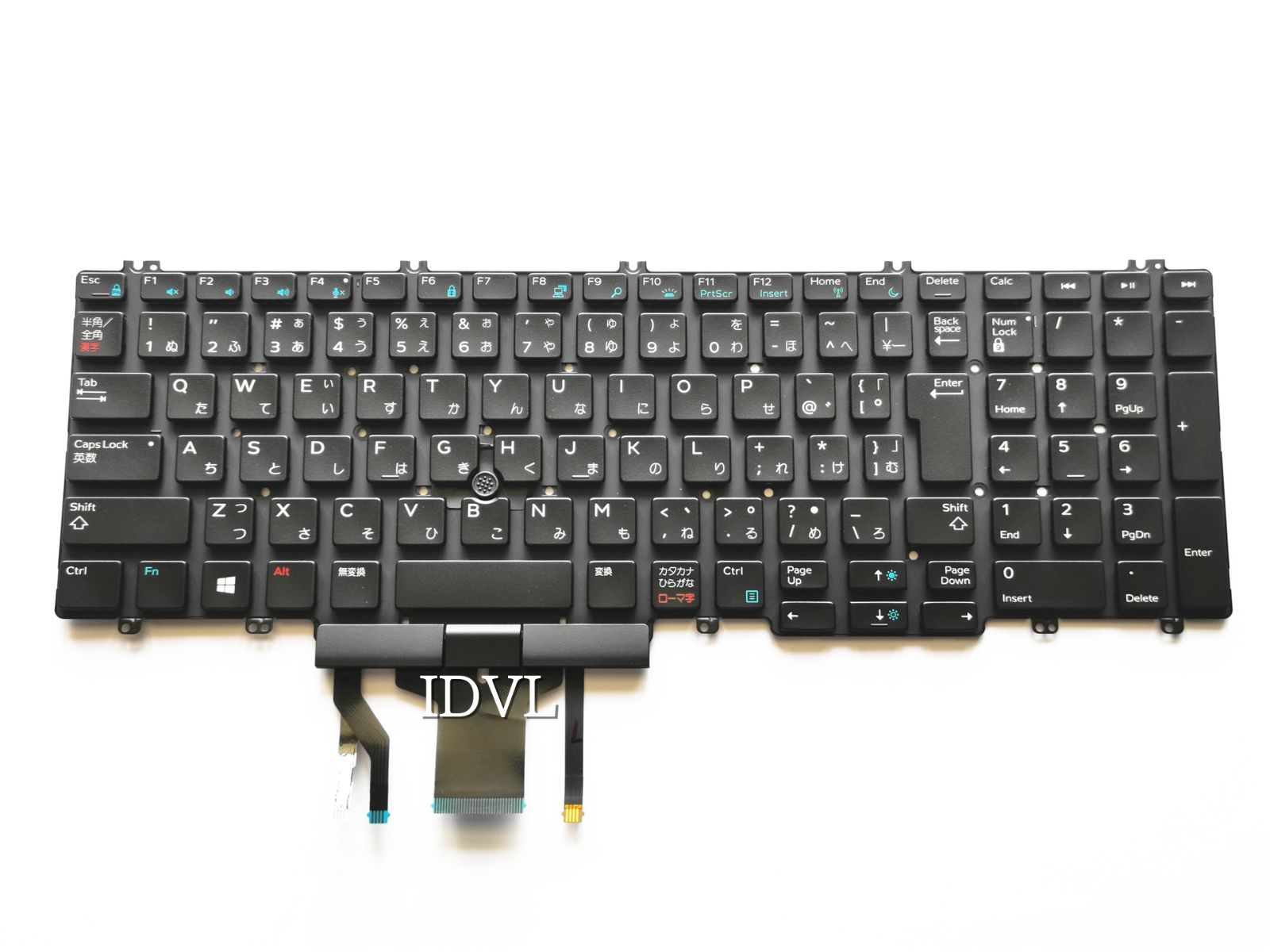 DELL Precision 17 7000シリーズ 7730 7740 P34E ノートPC用 内蔵 日本語キーボード アキュポイントあり、バックライトあり