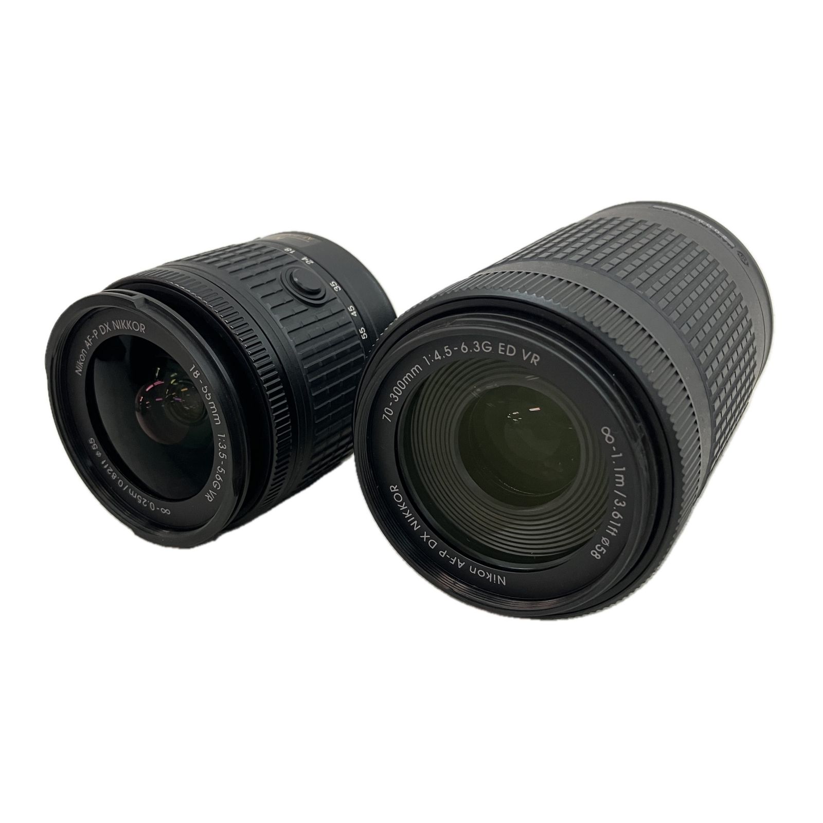 Nikon AF-P DX NIKKOR 18-55mm、70-300mm Nikon AF-P DX NIKKOR
