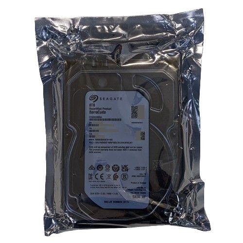 Seagate BarraCuda 3.5インチ HDD 8TB RMA交換品