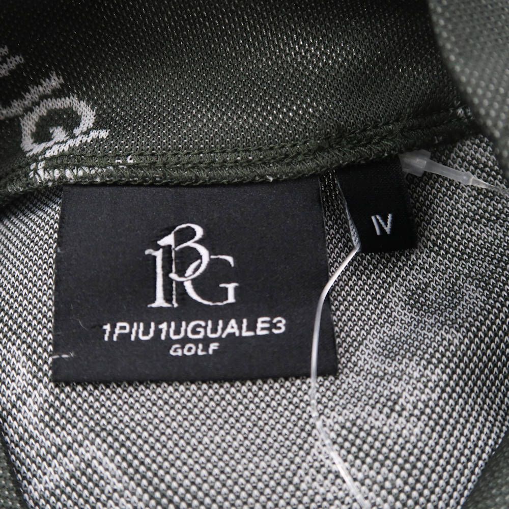 美品 1PIU1UGUALE3 ウノピュウノウグァーレトレ GRK066 L/S MOCK NECK ARGYLE LOGO モックネック 戸賀敬城 ゴルフトップス IV(M) ポリエステル他 長袖 アーガイルロゴ トップス ウェア メンズ HU1349A83 美品 1PIU1UGUALE3 ウノピュウノウグァーレトレ GRK066 L/S MOCK