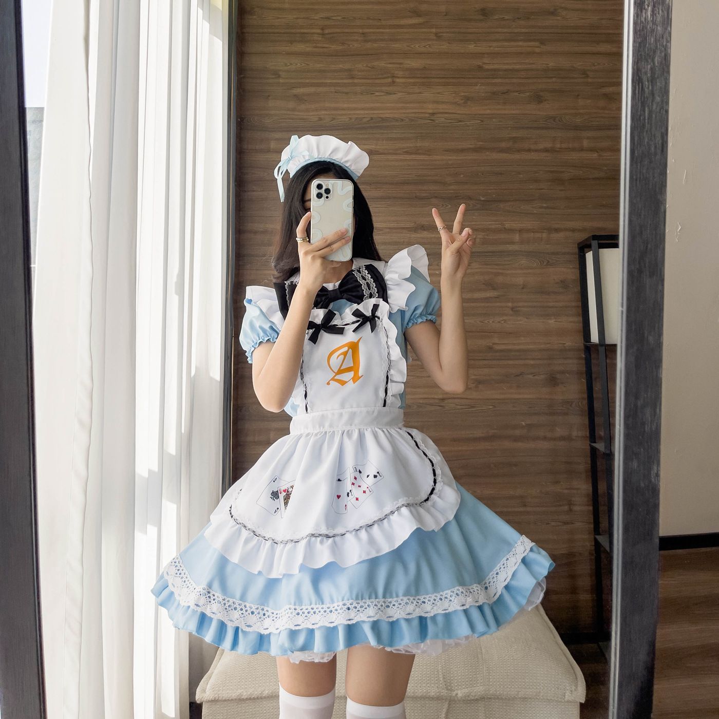 アリス風ロリータメイド服 Amazon.co.jp: [FULINE] メイド服 レディース ドレス コスプレ