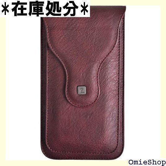IBUKI-STYLE スマホ ポーチ スマホカバー ルト 防水 2台 マグネット ケース ホルダー iphone アンドロイド カラビナ メンズ レディース リュックにつける 2台 防水 ショルダー 革 黒 赤 アーム アウ