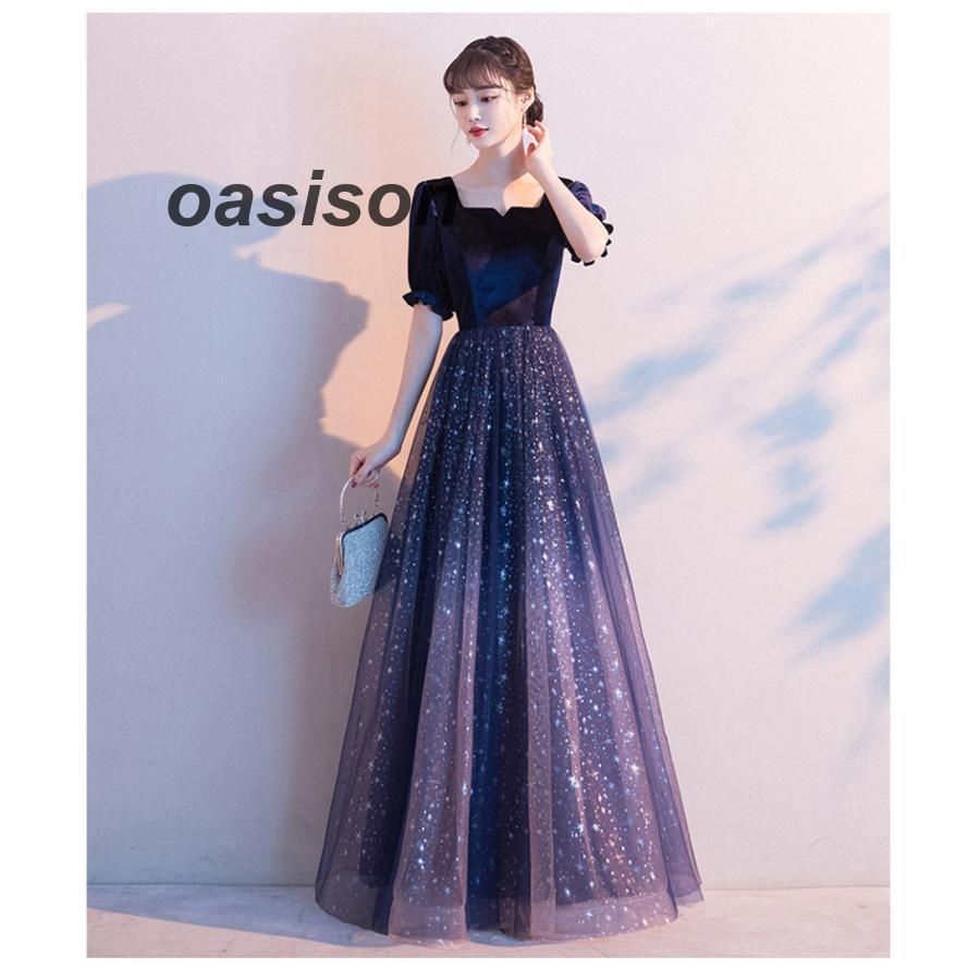 パーティードレス ワンピース Aライン レディース 袖付き ミモレ丈 結婚式 二次会 お呼ばれ 披露宴 卒業式 入学式 大きいサイズ 20代 30代 40代 黒 紺 春夏 秋冬 パーティードレス ワンピース 結婚式 披露宴 二次会 3way 総