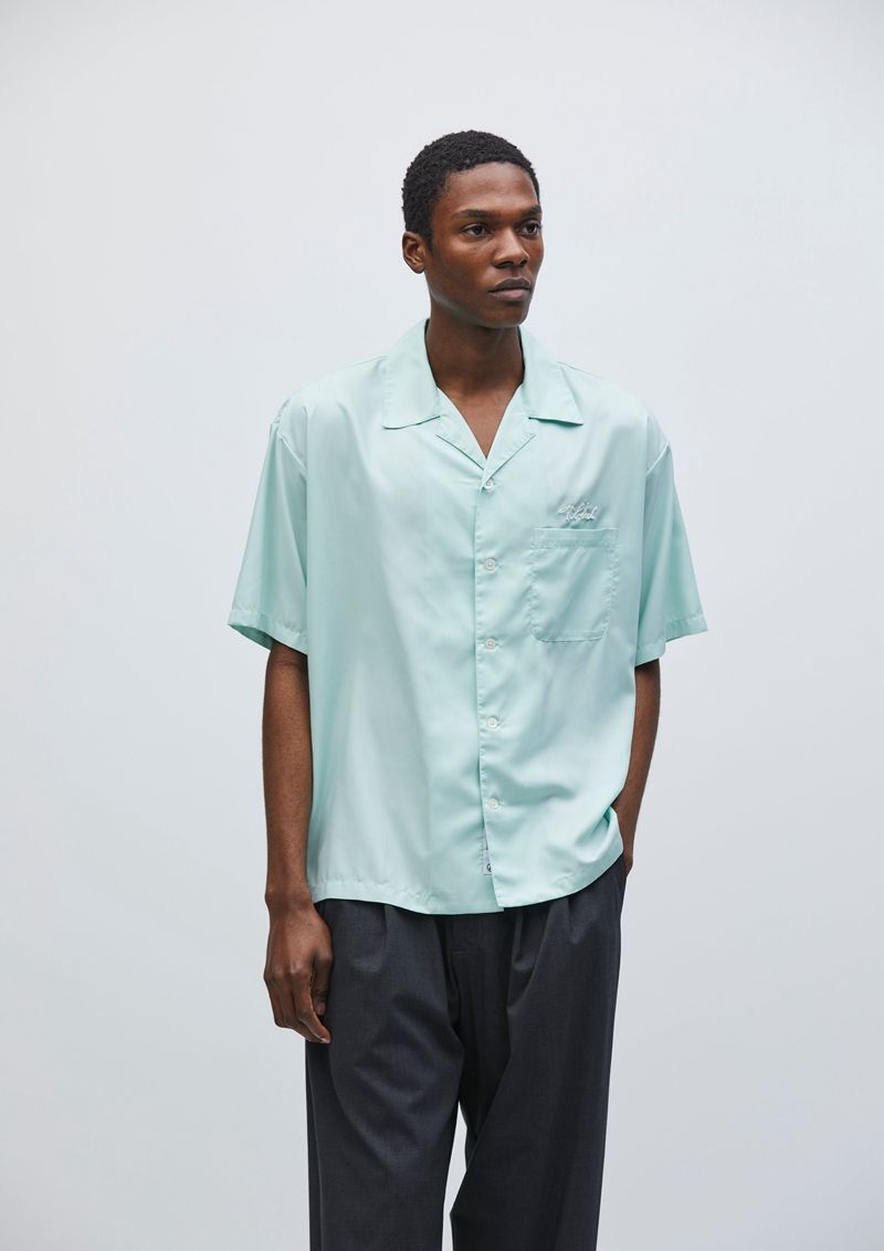 【NEIGHBORHOOD】S 半袖シャツ 251TSNH-SHM07 最終価格 NEIGHBORHOOD SOLID-COLOR HAWAIIAN SHIRT SS 半袖シャツ