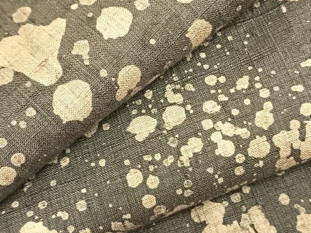 平和屋着物▽上質な紬 単衣 霞取り文 正絹 逸品 AAAZ9273fy