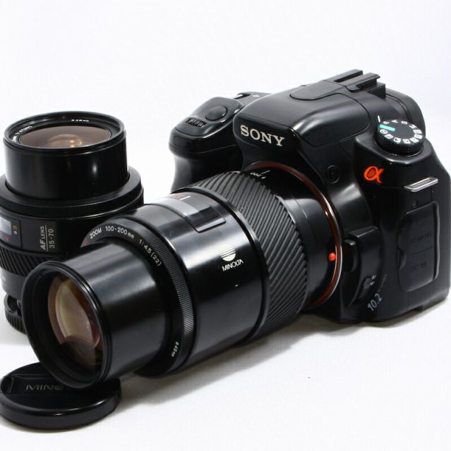 美品 Sony a200 ダブルレンズセット iPhone転送OK #9462 Sony α200 Wレンズセット