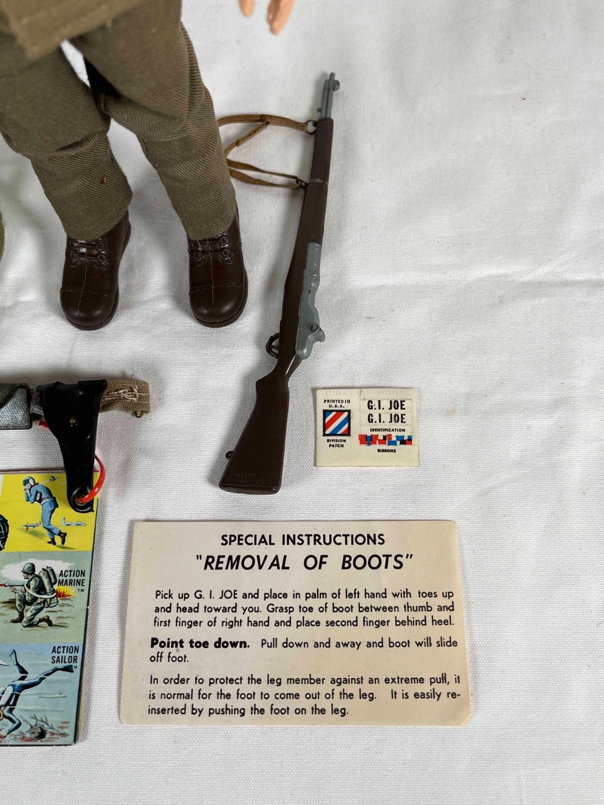 実物 1960年代 箱入り GIジョー ハスブロー 陸軍兵士 中古品