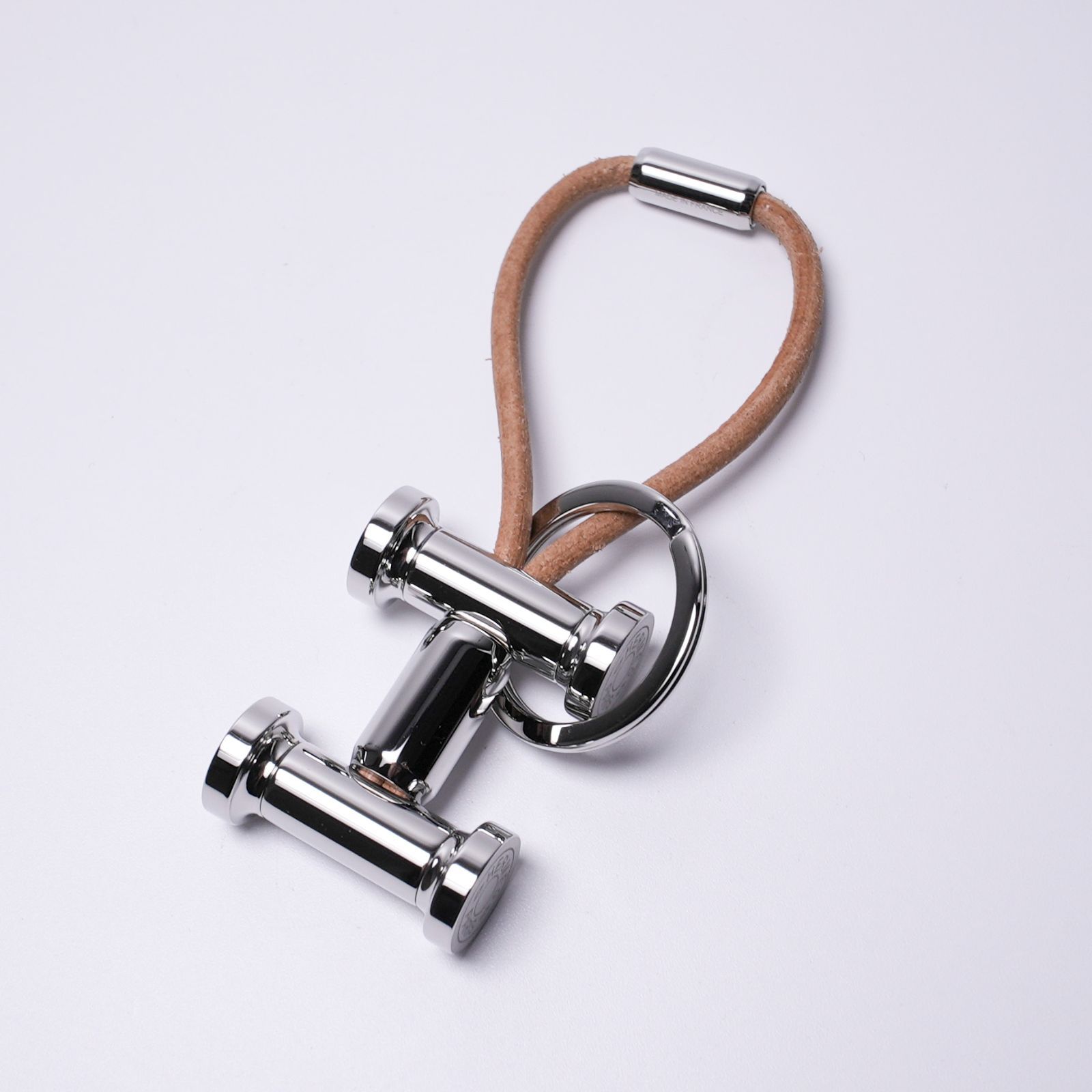 HERMES エルメス キーホルダー モビールH シルバー メタル 鍵 HERMES