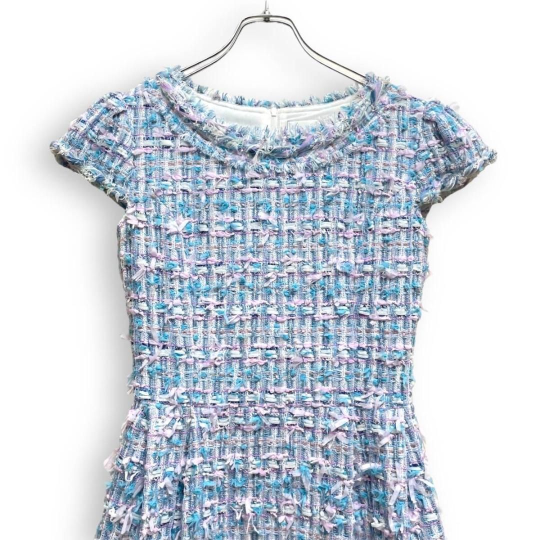 Rene MALHIA KENT ルネ マリアケント ツイード ワンピース 36