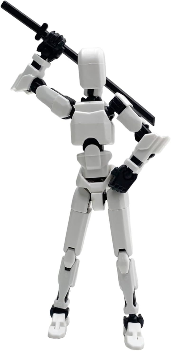 ルナリ ロボット フィギュア アクション プラモデル 3D モデル人形 多