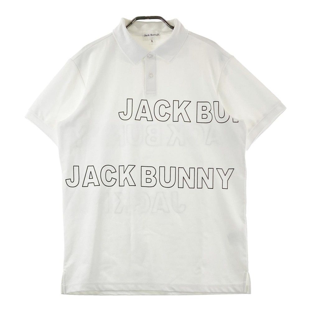 サイズ：5 JACK BUNNY ジャックバニー 262-1260569 半袖ポロシャツ ホワイト系 [240101332562]# ゴルフウェア  メンズ ストスト - メルカリ