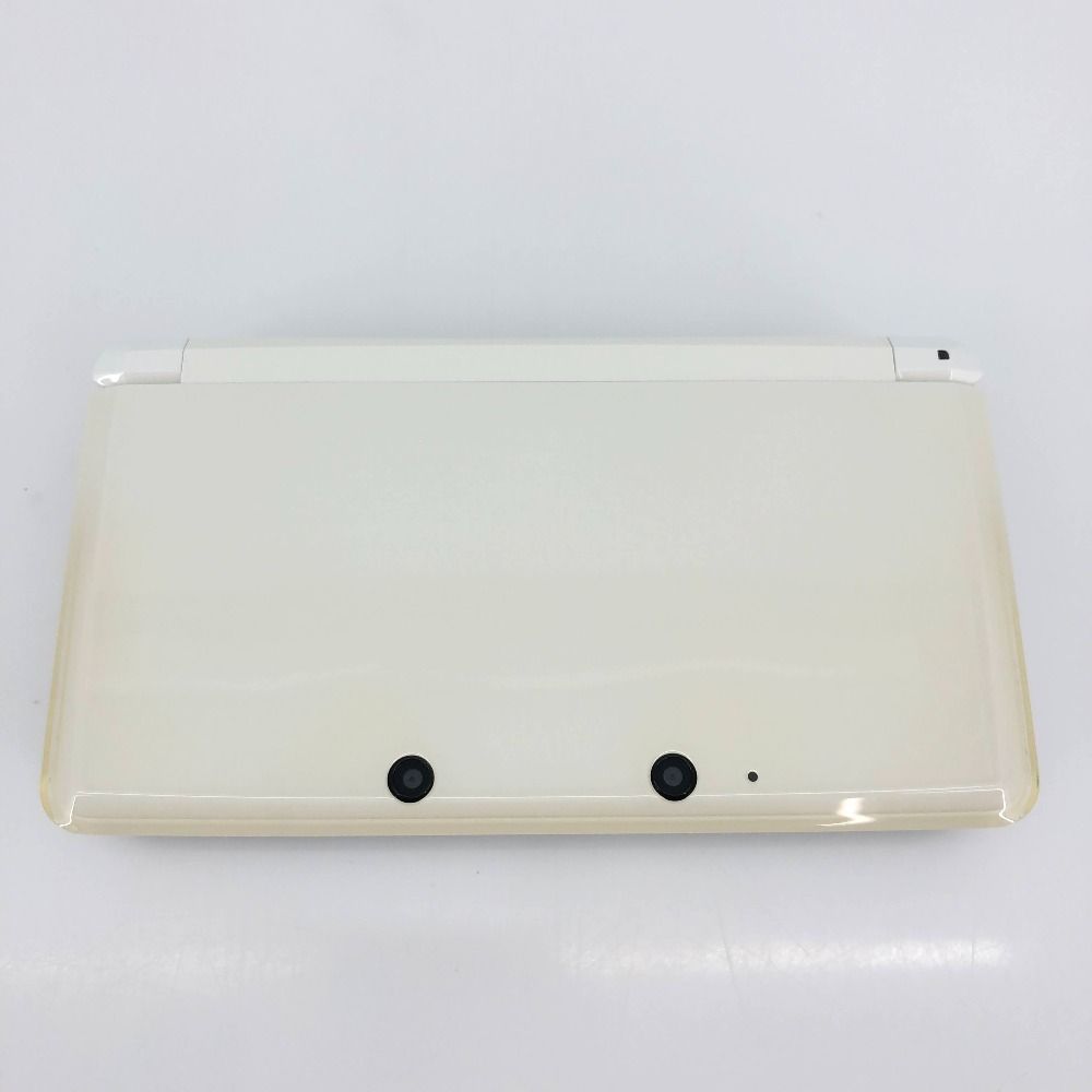 05w15794T 3DS ニンテンドー 3DS 本体 箱あり アイスホワイト 本体黄ばみあり 動作 み ゲームハード 品