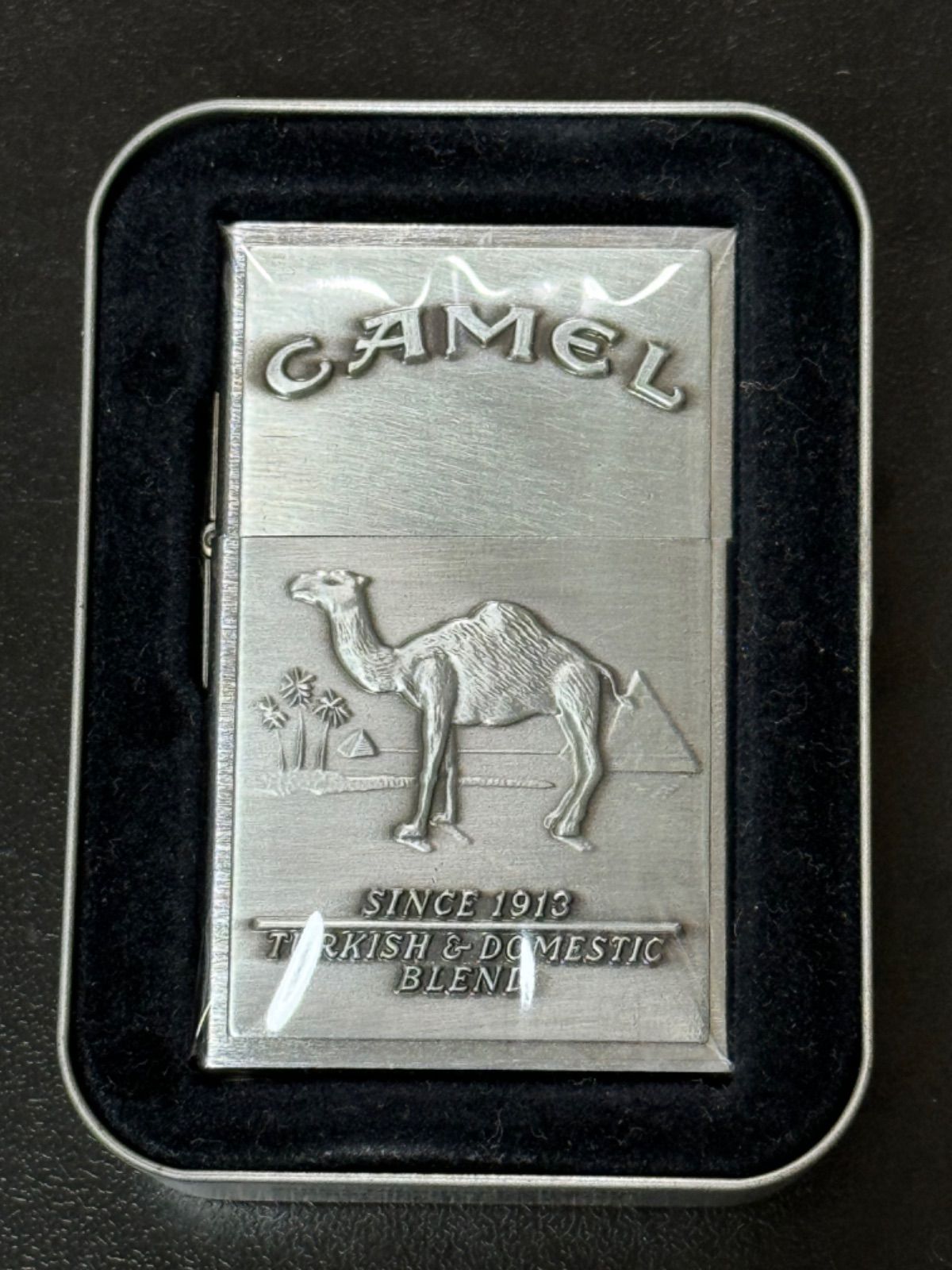 zippo CAMEL 1932 REPLICA SECOND RELEASE 限定品 キャメル 1932 レプリカ セカンド リリース silver  シルバー 年代物 外ヒンジ デットストック シルバーインナー 1997年製 専用缶ケース 保証書 - メルカリ