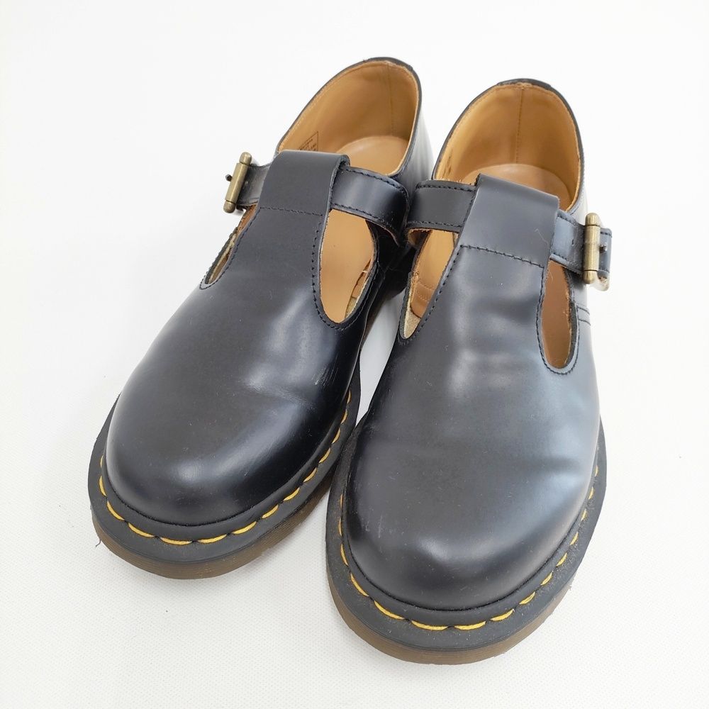 最大サイズUK6！極上美品！ドクターマーチンPOLLEYTバーストラップパンプス Dr.Martens POLLEY Tバーシューズ サイズUK6 シューズ・靴