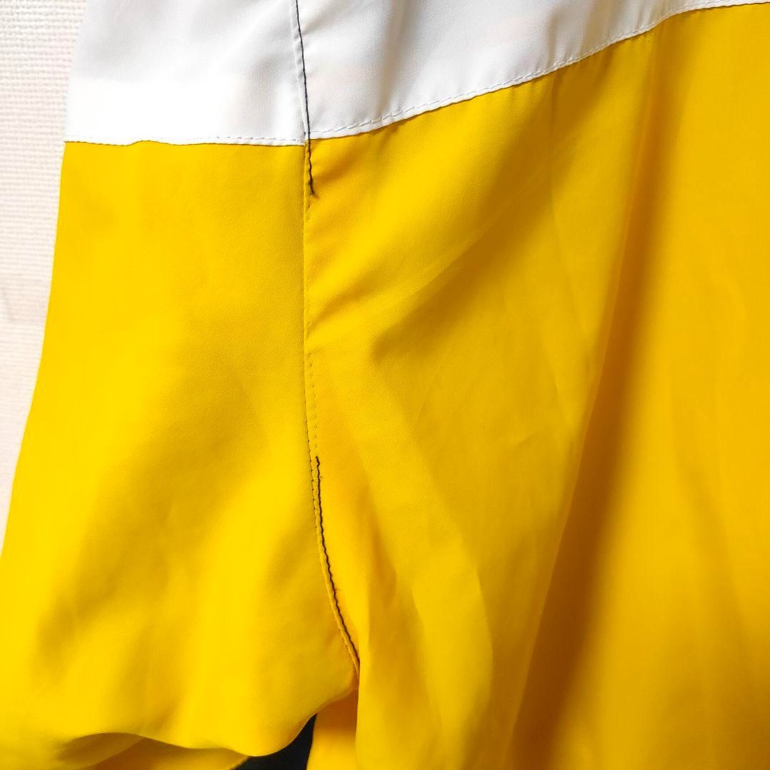 KANGOL 黄×紺 ナイロンジャケット ウーブン 男性L カンゴール ブルゾン
