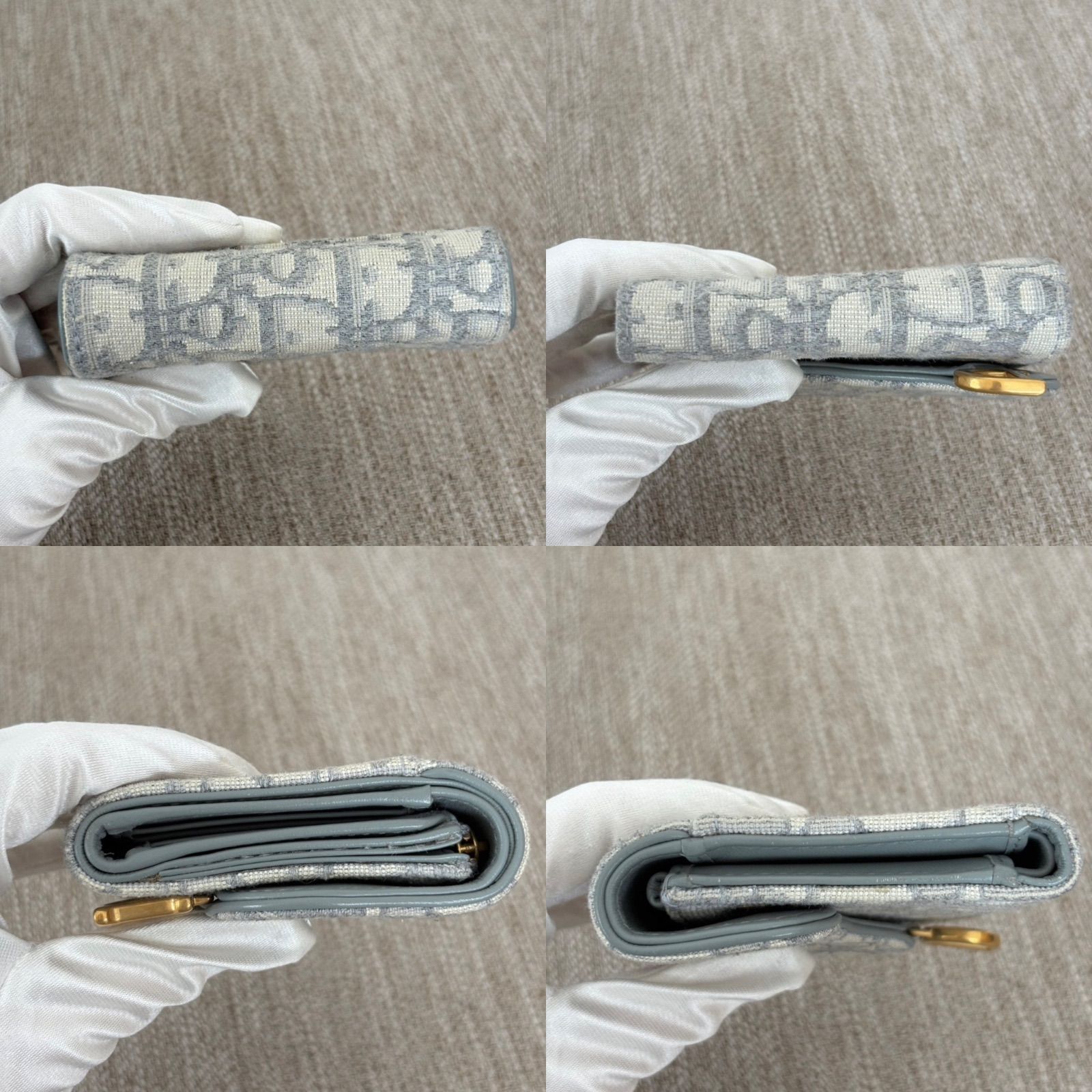 極美品】【箱付き】クリスチャンディオール 三つ折り財布 トロッター