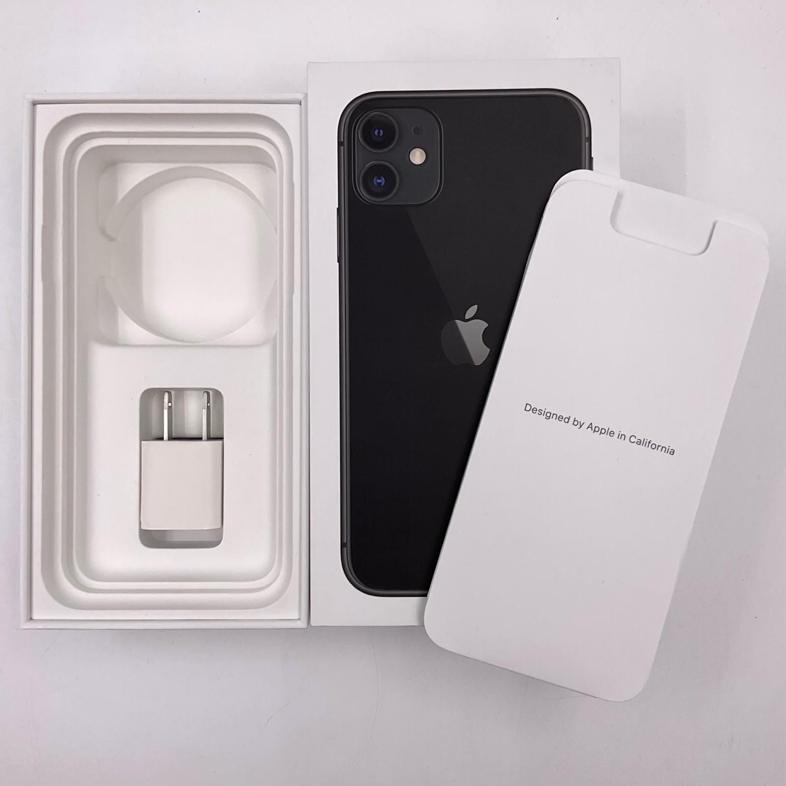 iPhone 11 128GB ブラック 人気 SIMフリー 白ロム 動作確認済 75